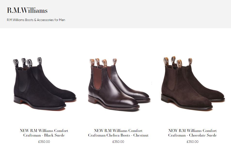 RM Williams Chelsea Boots \u0026 Comfort 